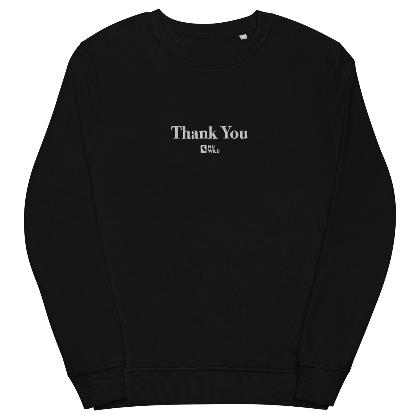 Minimalist "Thank You" Organic Sweater